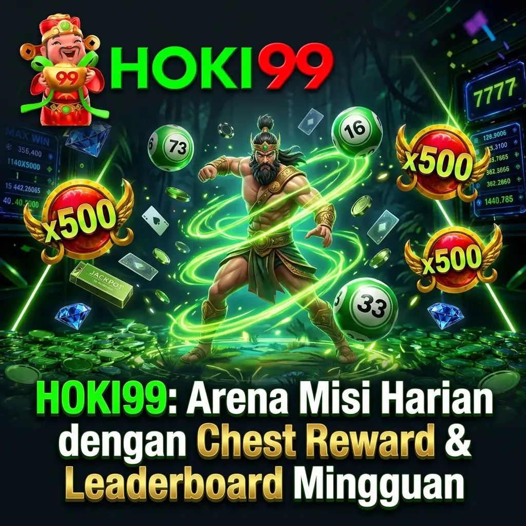 HOKI99: Arena Misi Harian dengan Chest Reward & Leaderboard Mingguan image 1